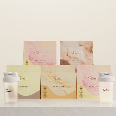 Proteinpulver 5-pack + 2 Gratis Shakers