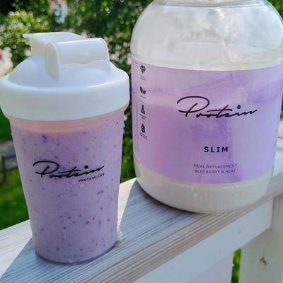 Proteinshaker Hvid 400 ml