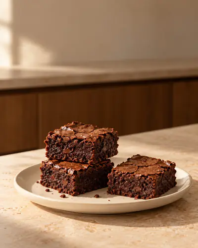 Kladdiga proteinbrownies